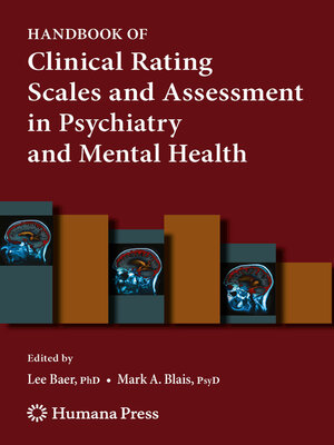 cover image of Handbook of Clinical Rating Scales and Assessment in Psychiatry and Mental Health